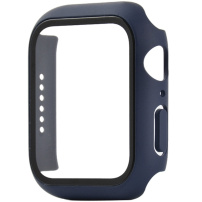 Zaštitna futrola s kaljenim staklom za Apple Watch 44mm - tamno plavo