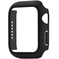Zaštitna futrola s kaljenim staklom za Apple Watch 41mm - crno