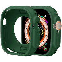 Zaštitna silikonska maska za Apple Watch Ultra 49mm - tamno zelena