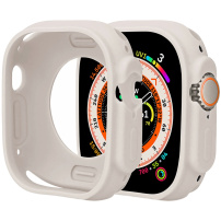 Zaštitna silikonska maska za Apple Watch Ultra 49mm - bež