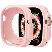 Zaštitna silikonska maska za Apple Watch Ultra 49mm - roza