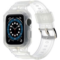 Izdržljiva Armor maska s remenom za Apple Watch 42mm (Series 10 / 11) - mliječna