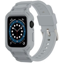 Izdržljiva Armor maska s remenom za Apple Watch 42mm (Series 10 / 11) - siva
