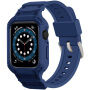 Izdržljiva Armor maska s remenom za Apple Watch 42mm (Series 10 / 11) - tamno plava