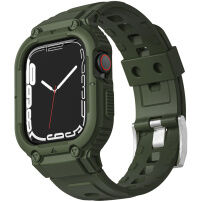 Otporna Armor futrola sa remenom za Apple Watch Ultra 49mm - maslinasto