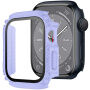 Otporna futrola Armor sa kaljenim staklom za Apple Watch 41mm - Ljubičasto