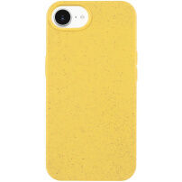Matna ekološki razgradiva maska za iPhone 16e / 17e - žuta