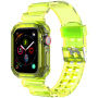 Otporno kućište s prozirnim remenom za Apple Watch 42mm (Series 10 / 11) - neonski žuto