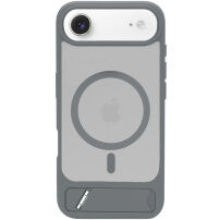 LeReach matna maska s MagSafe i preklopnim stalkom za iPhone Air - siva
