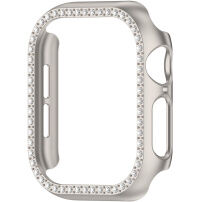 Metalna futrola optočena kamenčićima za Apple Watch 42mm (Series 10 / 11) - starlight