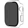 Sjajna futrola s kaljenim Anti-Spy staklom za Apple Watch 40mm - prozirna