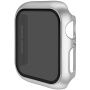 Metalna futrola s kaljenim Anti-Spy staklom za Apple Watch 40mm - srebrna