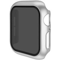 Metalna futrola s kaljenim Anti-Spy staklom za Apple Watch 40mm - srebrna