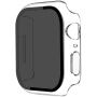 Sjajna futrola s kaljenim Anti-Spy staklom za Apple Watch 41mm - prozirna