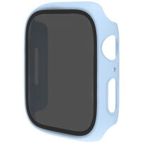 Matirana futrola s kaljenim Anti-Spy staklom za Apple Watch 41mm - plava