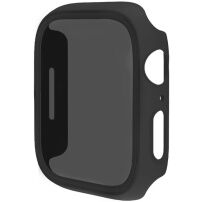 Mat futrola s kaljenim Anti-Spy staklom za Apple Watch 41mm - crna