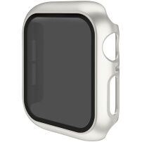 Metalna futrola s kaljenim Anti-Spy staklom za Apple Watch 44mm - starlight