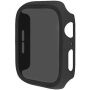 Matna futrola s kaljenim Anti-Spy staklom za Apple Watch 44mm - crna