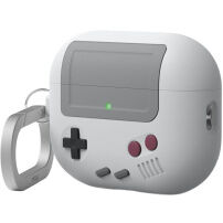 ELAGO AW5 Retro futrola s karabinom u stilu igraće konzole za AirPods Pro 3 - siva