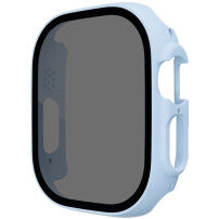 Matna futrola s kaljenim Anti-Spy staklom za Apple Watch Ultra 49mm - plava