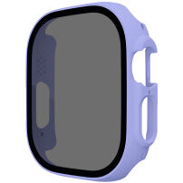 Matirana futrola s kaljenim Anti-Spy staklom za Apple Watch Ultra 49mm - ljubičasta