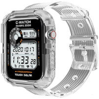 Torbica s prozirnim remenom za Apple Watch 45mm / 44mm / 42mm - proziran
