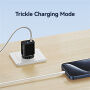 USAMS CC315 GaN punjač za mobitel za brzo punjenje s portovima USB-C / USB-A - 25W - bijeli