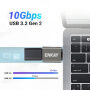 ENKAY ENK-AT134 Redukcije za punjenje i prijenos podataka - USB-A na USB-C - 2 kom - siva