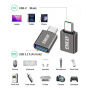 ENKAY ENK-AT134 Redukcije za punjenje i prijenos podataka - USB-A na USB-C - 2 kom - siva