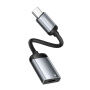 ESSAGER audio i redukcije za punjenje - Lightning na USB-C - siva