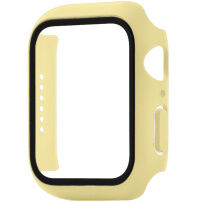 Mat futrola s kaljenim staklom za Apple Watch 41mm - žuta