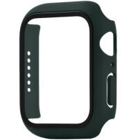 Matirana futrola s kaljenim staklom za Apple Watch 41mm - tamnozelena