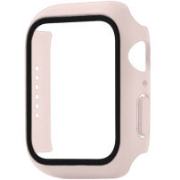 Mat futrola s kaljenim staklom za Apple Watch 45mm - staro-ružičasta