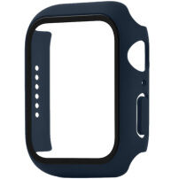 Mat futrola s kaljenim staklom za Apple Watch 45mm - tamnoplava