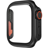 Futrola u stilu Watch Ultra sa kaljenim staklom za Apple Watch 40mm - crno