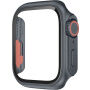 Futrola u stilu Watch Ultra sa kaljenim staklom za Apple Watch 45mm - sivo