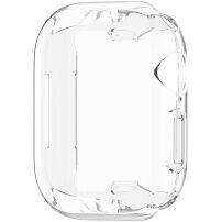 Sjajna futrola od meke plastike sa zaštitom zaslona za Apple Watch 42mm (Series 10 / 11) - prozirna