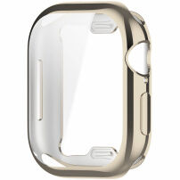 Metalik futrola od meke plastike sa zaštitom zaslona za Apple Watch 42mm (Series 10 / 11) - starlight