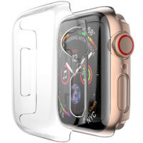 Tvrdo plastično kućište sa zaštitom ekrana za Apple Watch 40mm - prozirno