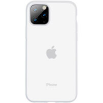 Baseus silikonska prozirna maskica za iPhone 11 Pro Max - bijela