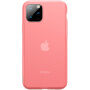 Baseus silikonska prozirna maskica za iPhone 11 Pro Max - crvena
