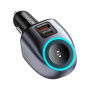 ESSAGER ES-CC31 auto punjač s portovima USB-C / USB-A i integriranim punjačem za Apple Watch - 50W - sivi