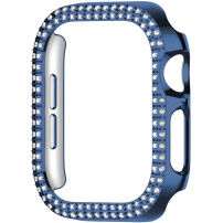 xDfind metalna futrola ukrašena kamenčićima za Apple Watch 40mm - tamnoplava
