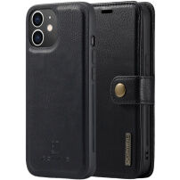 DG.Ming 2u1 skidiva preklopna torbica za iPhone 11 - crna
