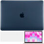 ENKAY 3u1 sjajna maska s ultra tankom maskom US tipkovnice i folijom za zaslon za MacBook Neo (A3404) - tamnoplava