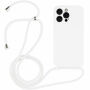 Silikonska maska s vezicom za iPhone 16 Pro - bijela