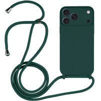 Silikonska maska s vezicom za iPhone 17 Pro - petrolej
