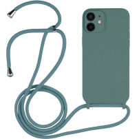 Silikonska maska s vezicom za iPhone 12 - mentol