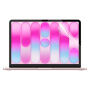 ENKAY 3u1 mat maska s ultra tankom maskom EU tipkovnice i folijom za zaslon za MacBook Neo (A3404) - ružičasta