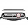 NILLKIN kaljeno 3D staklo s crnim okvirom za Apple Watch 44mm